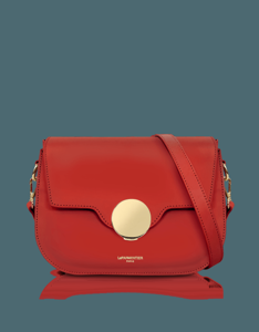 Sac à main en cuir rouge