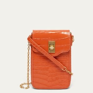 Petit sac bandoulière orange